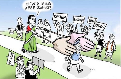 Latest Cartoons on Sonia Gandhi, never mind keep going sonia gandhi political cartoons